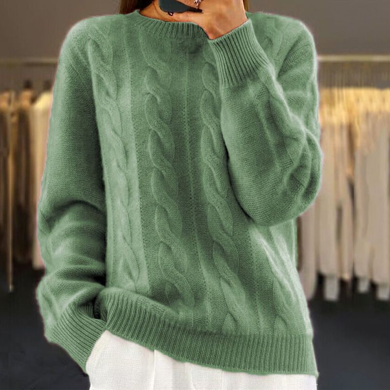 Violeta | Damen Winter Strick Pullover | Warme