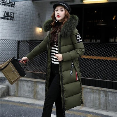 Carla | Damen Stylische Puffer Winterjacke | Warme