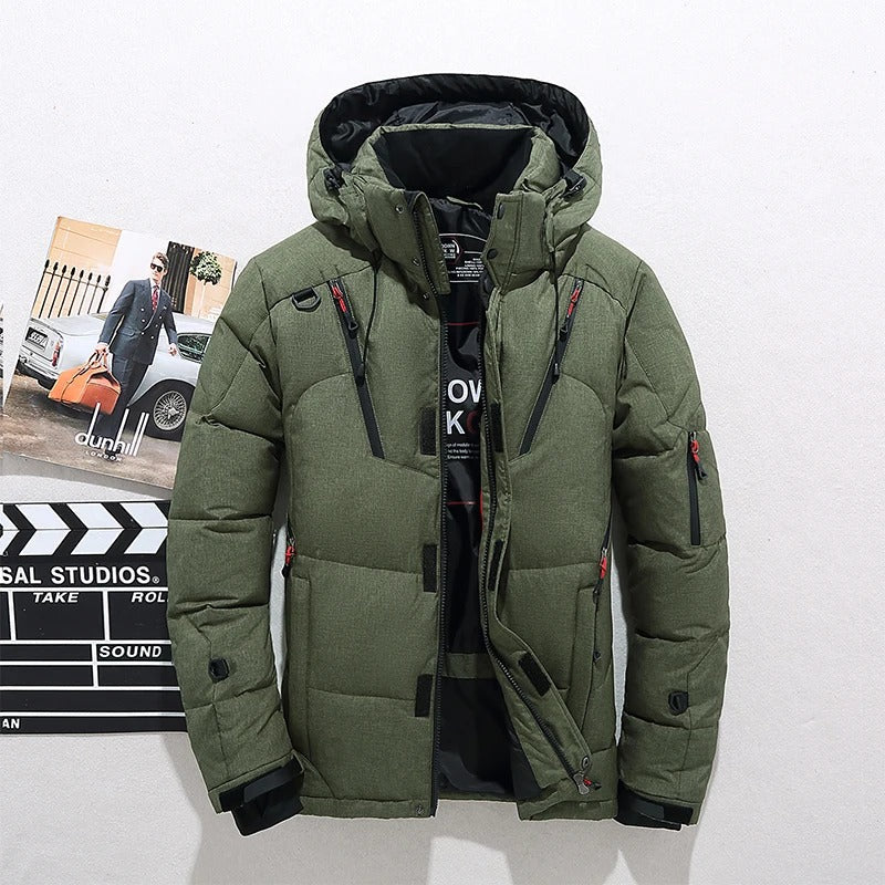 Jan | Herren Stylische Puffer Jacke | Hoodie
