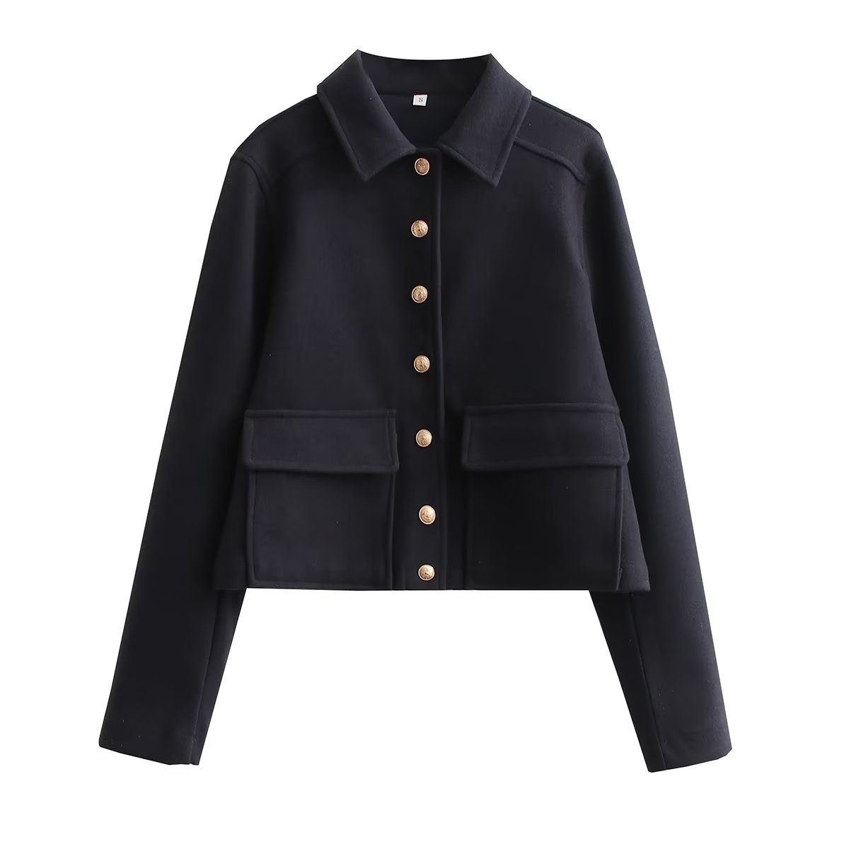 Seorina | Damen Elegante Knopf Daunen Jacke | Winter