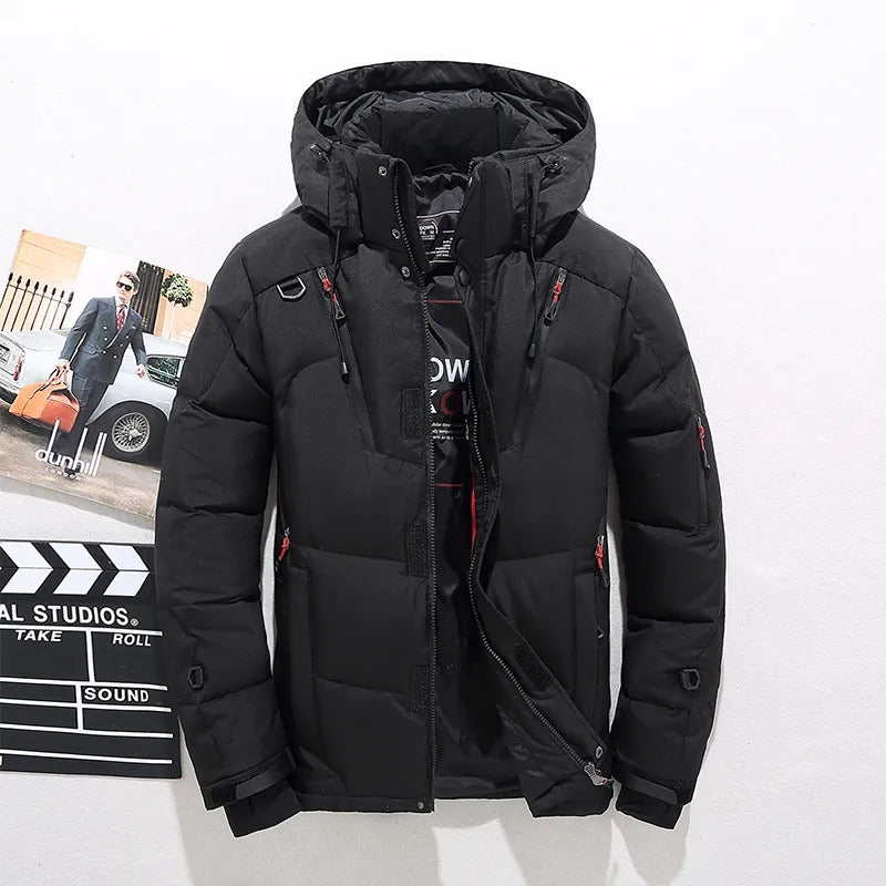 Jan | Herren Stylische Puffer Jacke | Hoodie