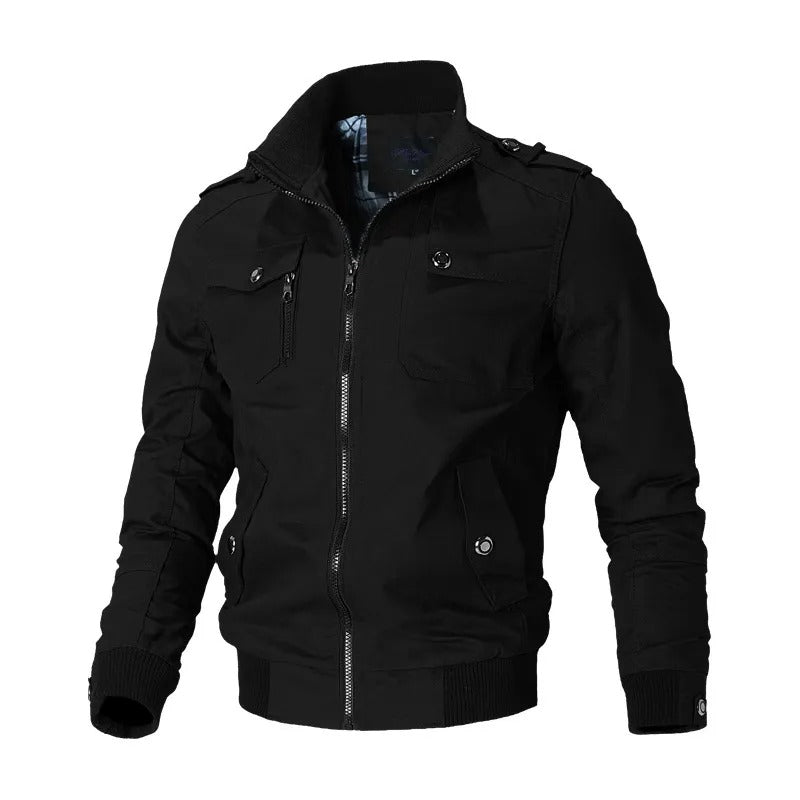 Rojon | Herren Lässige Bomber Jacke mit Reißverschluss | Warme