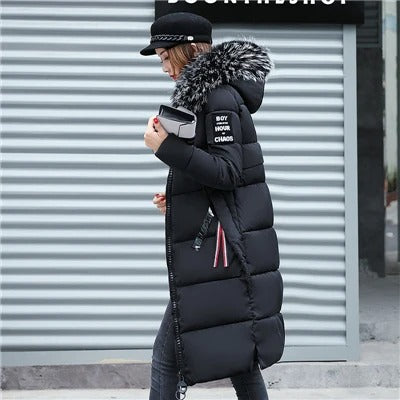 Carla | Damen Stylische Puffer Winterjacke | Warme