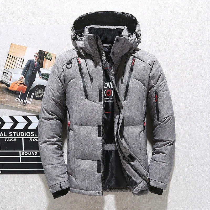 Jan | Herren Stylische Puffer Jacke | Hoodie