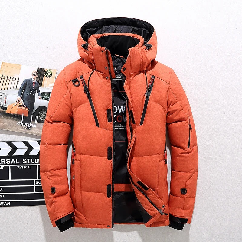 Jan | Herren Stylische Puffer Jacke | Hoodie