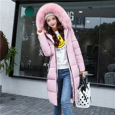 Carla | Damen Stylische Puffer Winterjacke | Warme