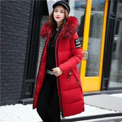 Carla | Damen Stylische Puffer Winterjacke | Warme