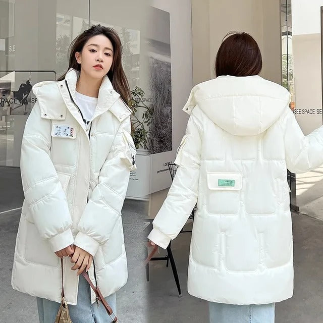 Lisley | Damen Elegante Winter Parka Jacke | Warme