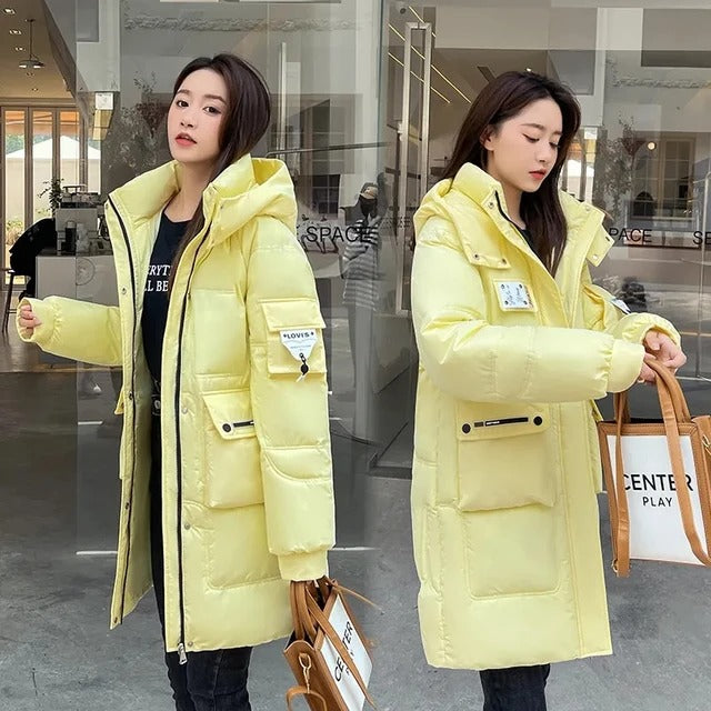 Lisley | Damen Elegante Winter Parka Jacke | Warme